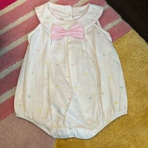 Baby romper for more formal day activities